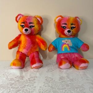 Build A Bear “Jade Purple Brown” Plush Bears
